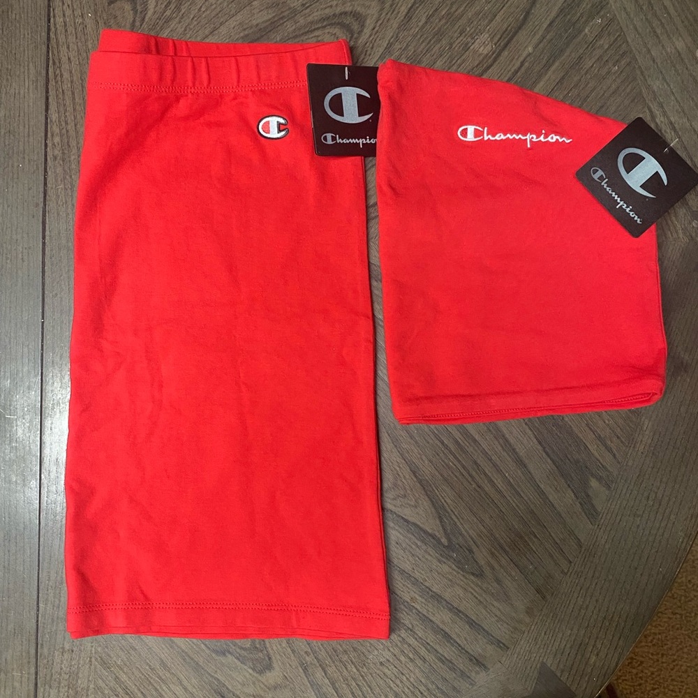 Red Champions Skirt Set